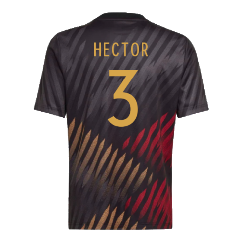 2022-2023 Germany Pre-Match Shirt (Black) - Kids (HECTOR 3)