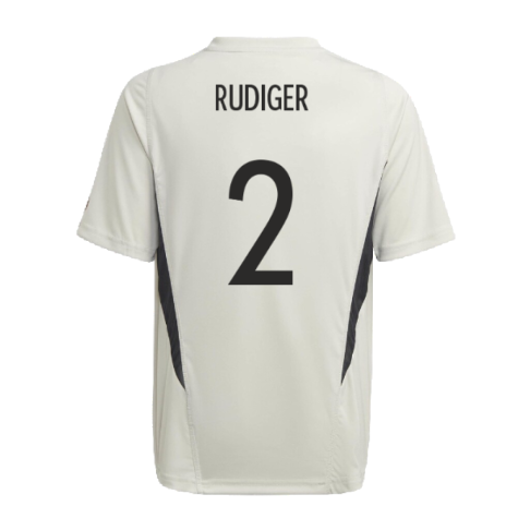 2022-2023 Germany Training Jersey (Alumina) - Kids (Rudiger 2)