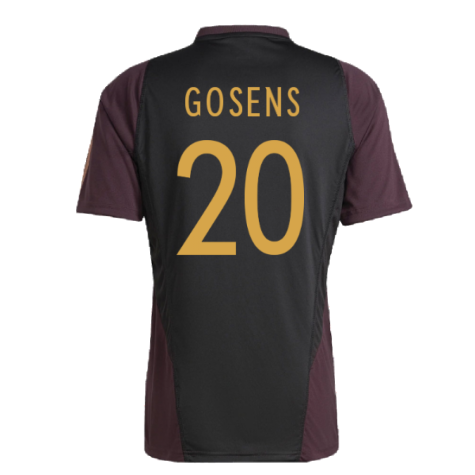 2022-2023 Germany Training Jersey (Shadow Maroon) (GOSENS 20)