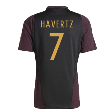 2022-2023 Germany Training Jersey (Shadow Maroon) (HAVERTZ 7)