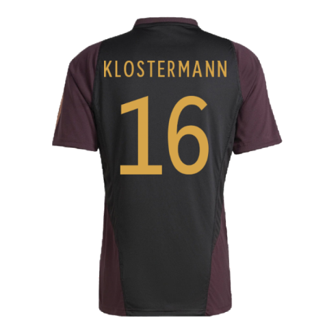 2022-2023 Germany Training Jersey (Shadow Maroon) (KLOSTERMANN 16)