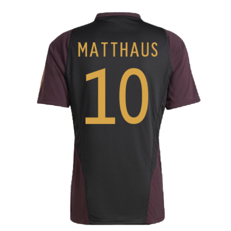 2022-2023 Germany Training Jersey (Shadow Maroon) (MATTHAUS 10)