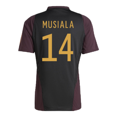 2022-2023 Germany Training Jersey (Shadow Maroon) (MUSIALA 14)