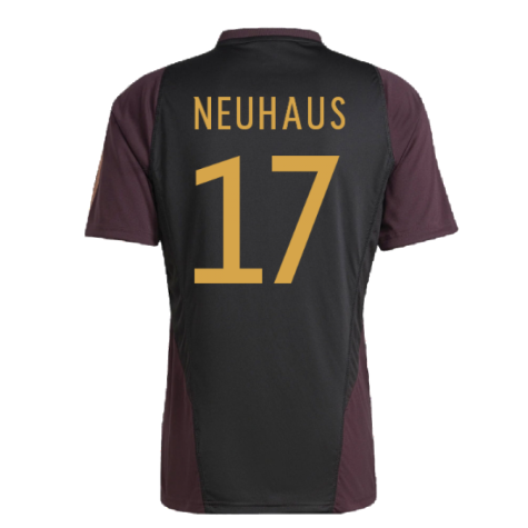 2022-2023 Germany Training Jersey (Shadow Maroon) (NEUHAUS 17)