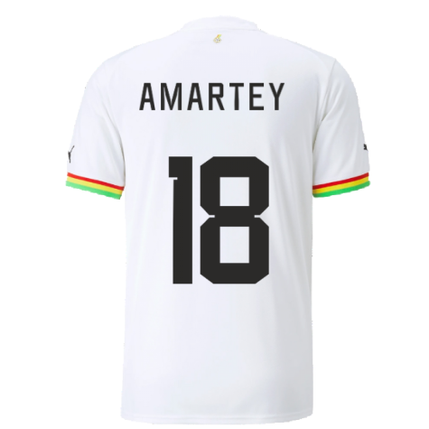 2022-2023 Ghana Home Shirt (AMARTEY 18)