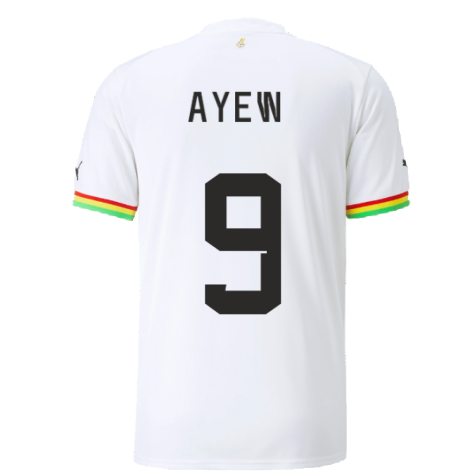 2022-2023 Ghana Home Shirt (AYEW 9)