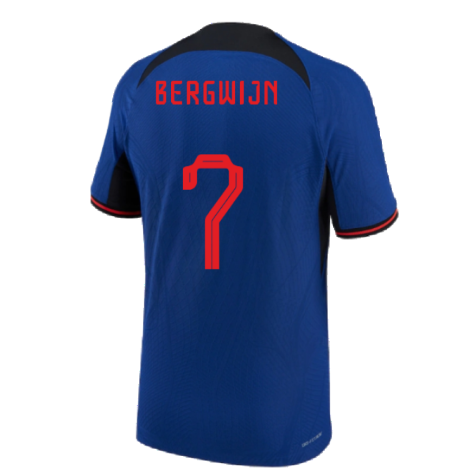 2022-2023 Holland Away Vapor Shirt (Bergwijn 7)