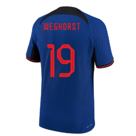 2022-2023 Holland Away Vapor Shirt (Weghorst 19)