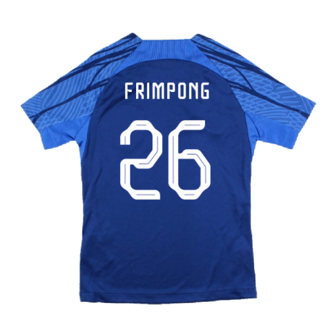 2022-2023 Holland Dri-FIT Training Shirt (Blue) - Kids (Frimpong 26)