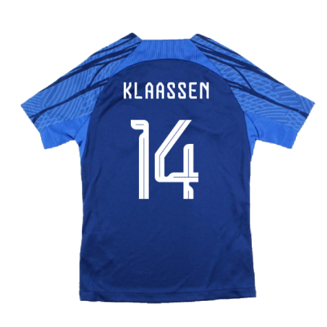 2022-2023 Holland Dri-FIT Training Shirt (Blue) - Kids (Klaassen 14)