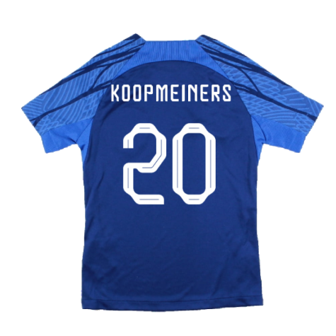 2022-2023 Holland Dri-FIT Training Shirt (Blue) - Kids (Koopmeiners 20)