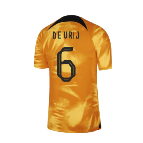 2022-2023 Holland Home Dri-Fit ADV Match Shirt (De Vrij 6)