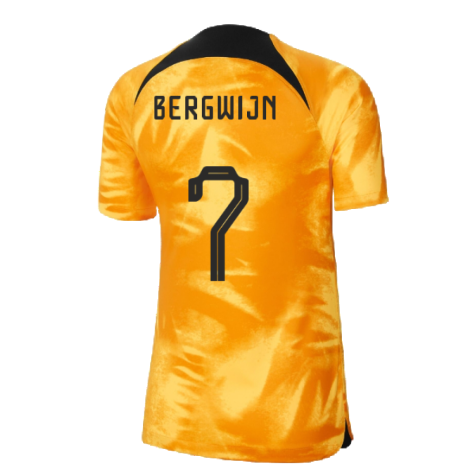 2022-2023 Holland Home Shirt (Ladies) (Bergwijn 7)