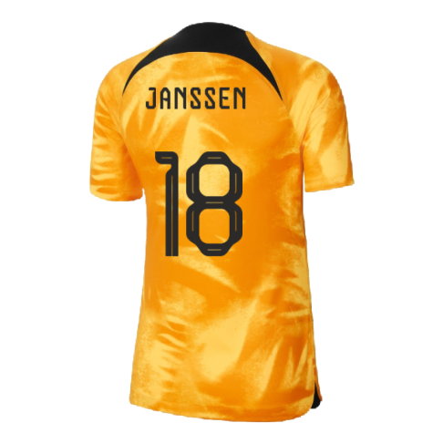 2022-2023 Holland Home Shirt (Ladies) (Janssen 18)