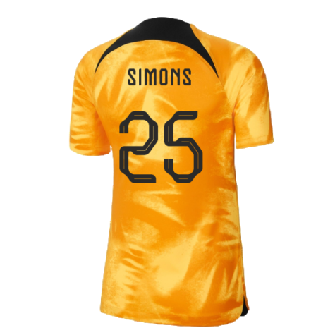 2022-2023 Holland Home Shirt (Ladies) (Simons 25)