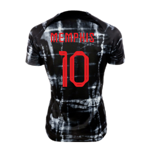 2022-2023 Holland Pre-Match Shirt (Black) - Kids (Memphis 10)