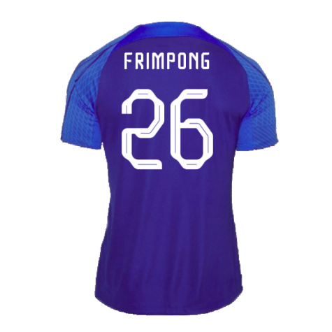 2022-2023 Holland Strike Training Shirt (Blue) (Frimpong 26)