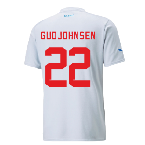 2022-2023 Iceland Away Shirt (GUDJOHNSEN 22)