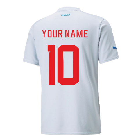 2022-2023 Iceland Away Shirt (Your Name)