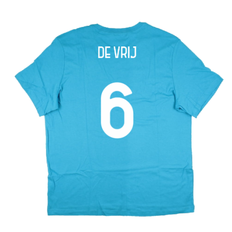 2022-2023 Inter Milan Swoosh Tee (Blue) (DE VRIJ 6)