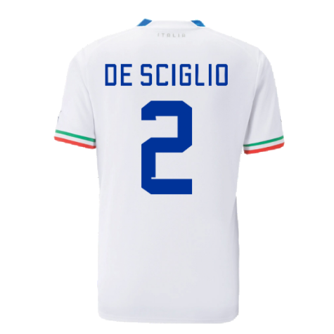 2022-2023 Italy Away Shirt (DE SCIGLIO 2)