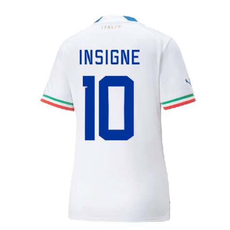 2022-2023 Italy Away Shirt (Ladies) (INSIGNE 10)