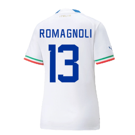 2022-2023 Italy Away Shirt (Ladies) (ROMAGNOLI 13)