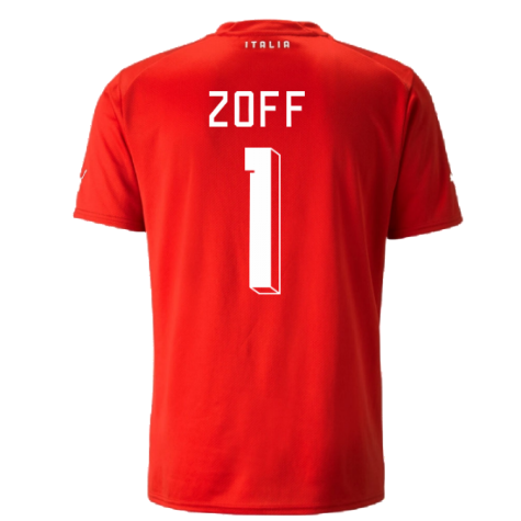 2022-2023 Italy Goalkeeper Shirt (Red) (Zoff 1)