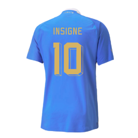 2022-2023 Italy Home Jersey Authentic with Packaging (INSIGNE 10)