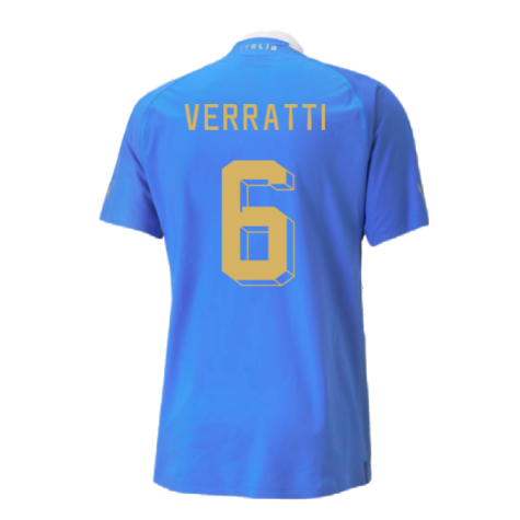 2022-2023 Italy Home Jersey Authentic with Packaging (VERRATTI 6)