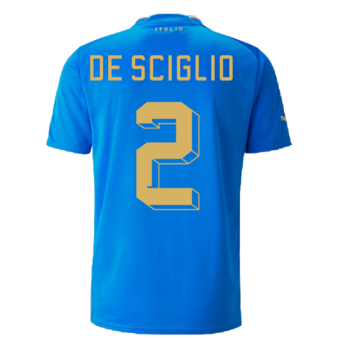 2022-2023 Italy Home Shirt (DE SCIGLIO 2)