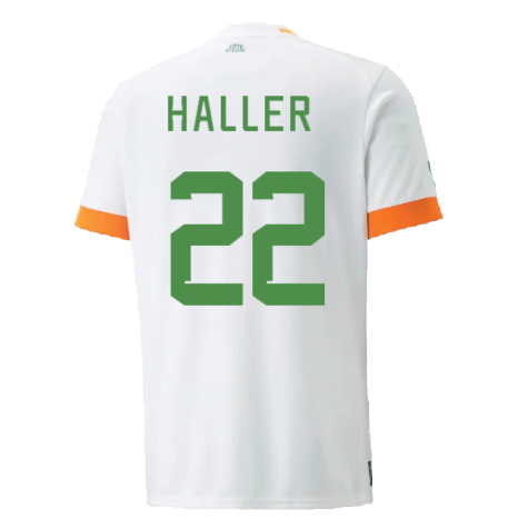 2022-2023 Ivory Coast Away Shirt (HALLER 22)