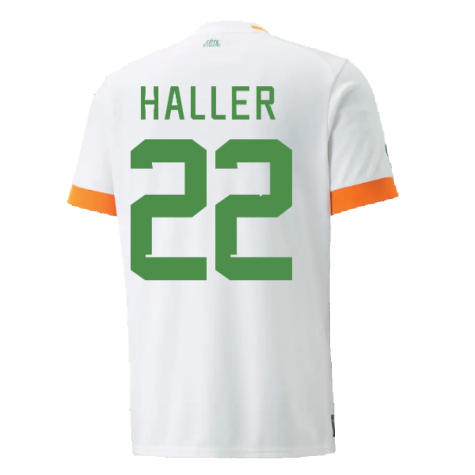 2022-2023 Ivory Coast Away Shirt (HALLER 22)