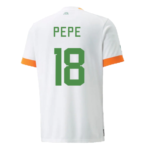 2022-2023 Ivory Coast Away Shirt (PEPE 18)