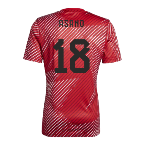 2022-2023 Japan Pre-Match Shirt (Asano 18)