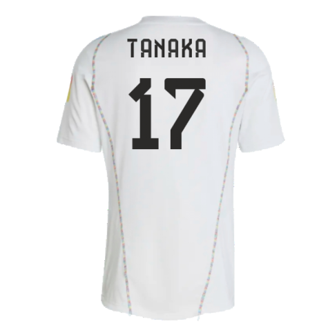 2022-2023 Japan Pre-Match Shirt (White) (Tanaka 17)