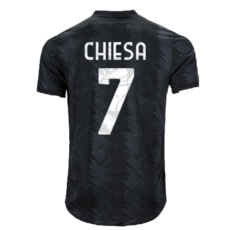 2022-2023 Juventus Authentic Away Shirt (CHIESA 7)