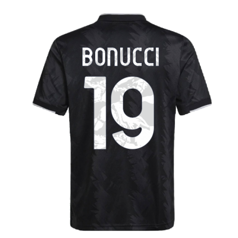 2022-2023 Juventus Away Shirt (Kids) (BONUCCI 19)