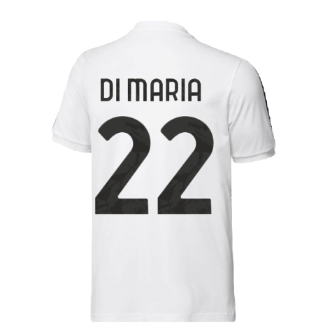 2022-2023 Juventus DNA 3S Tee (White) (DI MARIA 22)