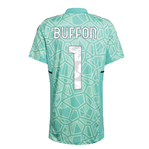 2022-2023 Juventus Home Goalkeeper Shirt (Mint) (Buffon 1)