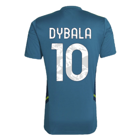 2022-2023 Juventus Training Shirt (Active Teal) (DYBALA 10)