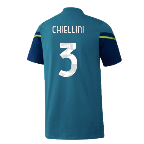 2022-2023 Juventus Training Shirt (Active Teal) - Kids (CHIELLINI 3)