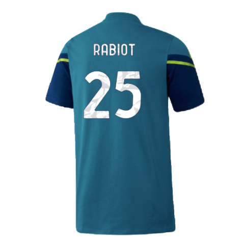 2022-2023 Juventus Training Shirt (Active Teal) - Kids (RABIOT 25)