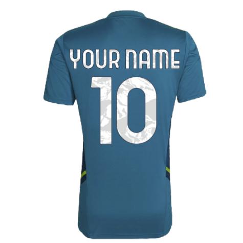 2022-2023 Juventus Training Shirt (Active Teal) (Your Name)