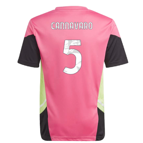 2022-2023 Juventus Training Shirt (Pink) - Kids (CANNAVARO 5)