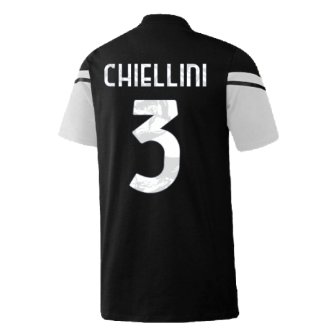 2022-2023 Juventus Training Tee (Black) (CHIELLINI 3)