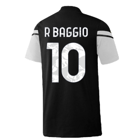 2022-2023 Juventus Training Tee (Black) (R BAGGIO 10)