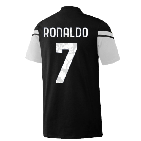 2022-2023 Juventus Training Tee (Black) (RONALDO 7)