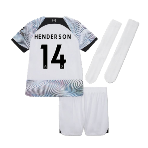 2022-2023 Liverpool Away Mini Kit (HENDERSON 14)