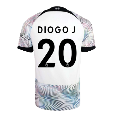 2022-2023 Liverpool Away Shirt (DIOGO J 20)